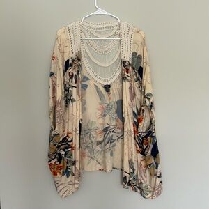 Gently worn kimono top
